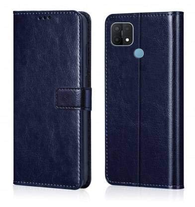 Oppo A15 Leather Flip Cover