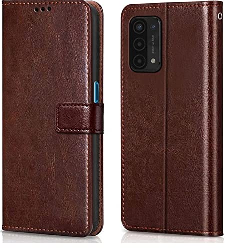 Oppo A54 5G Leather Flip Cover