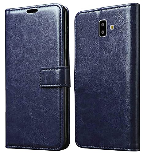 Samsung Galaxy J6 Plus Leather Flip Cover