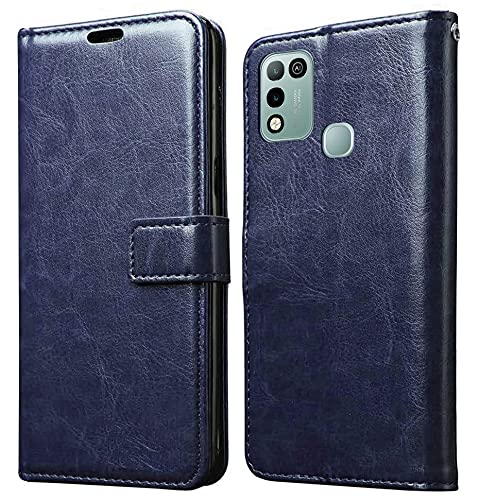 Infinix Hot 10 Play Leather Flip cover