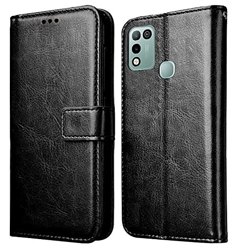 Infinix Hot 10 Play Leather Flip cover