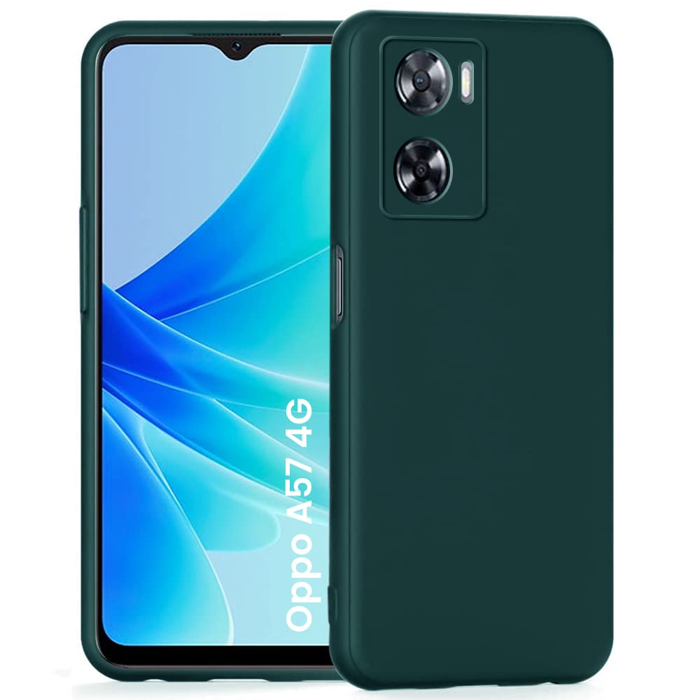 Oppo A57 4G (2022) Back Cover (Silicone + Inner Side Cloth) soft