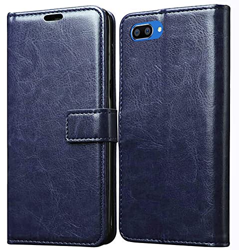 Oppo A3s Leather Flip Cover