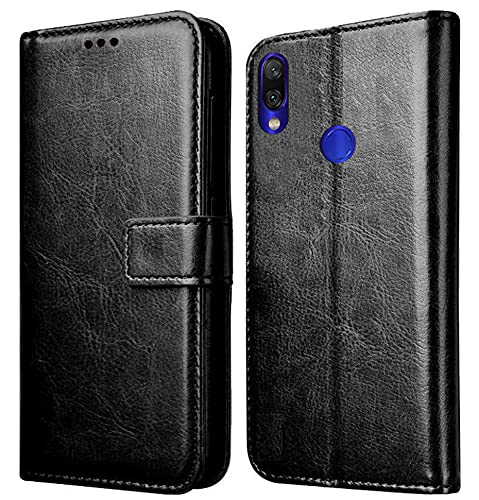 Mi Redmi Note 7 / Note 7 Pro Leather Flip Cover