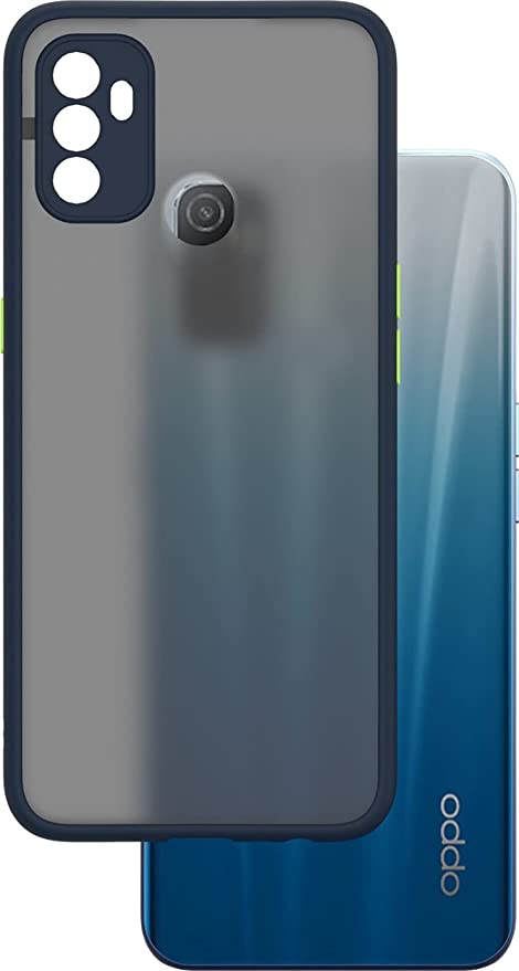 Oppo A53 (4G) mobile Back Cover (Smoky)