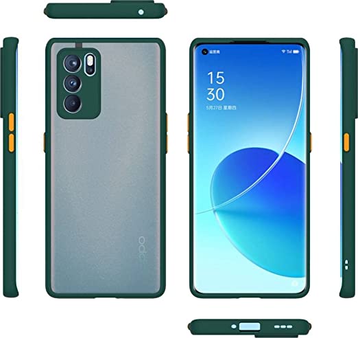 Oppo Reno 6 Pro mobile Back Cover (Smoky)