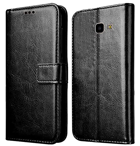 Samsung Galaxy J4+ Leather Cover Flip