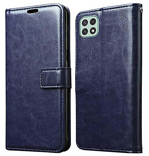 Samsung Galaxy A22 5G Leather Flip Cover