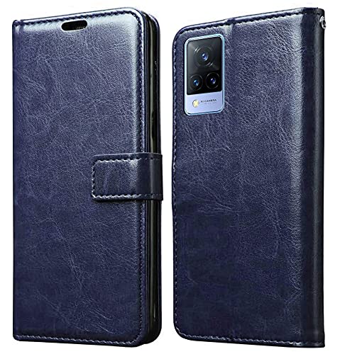 Vivo V21 5G Leather Flip Cover