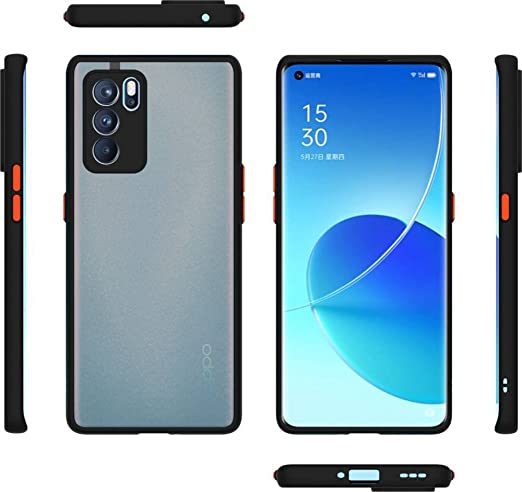 Oppo Reno 6 Pro mobile Back Cover (Smoky)