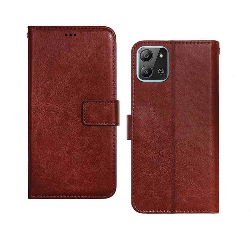 Infinix Hot 11 Flip Mobile Cover Leather