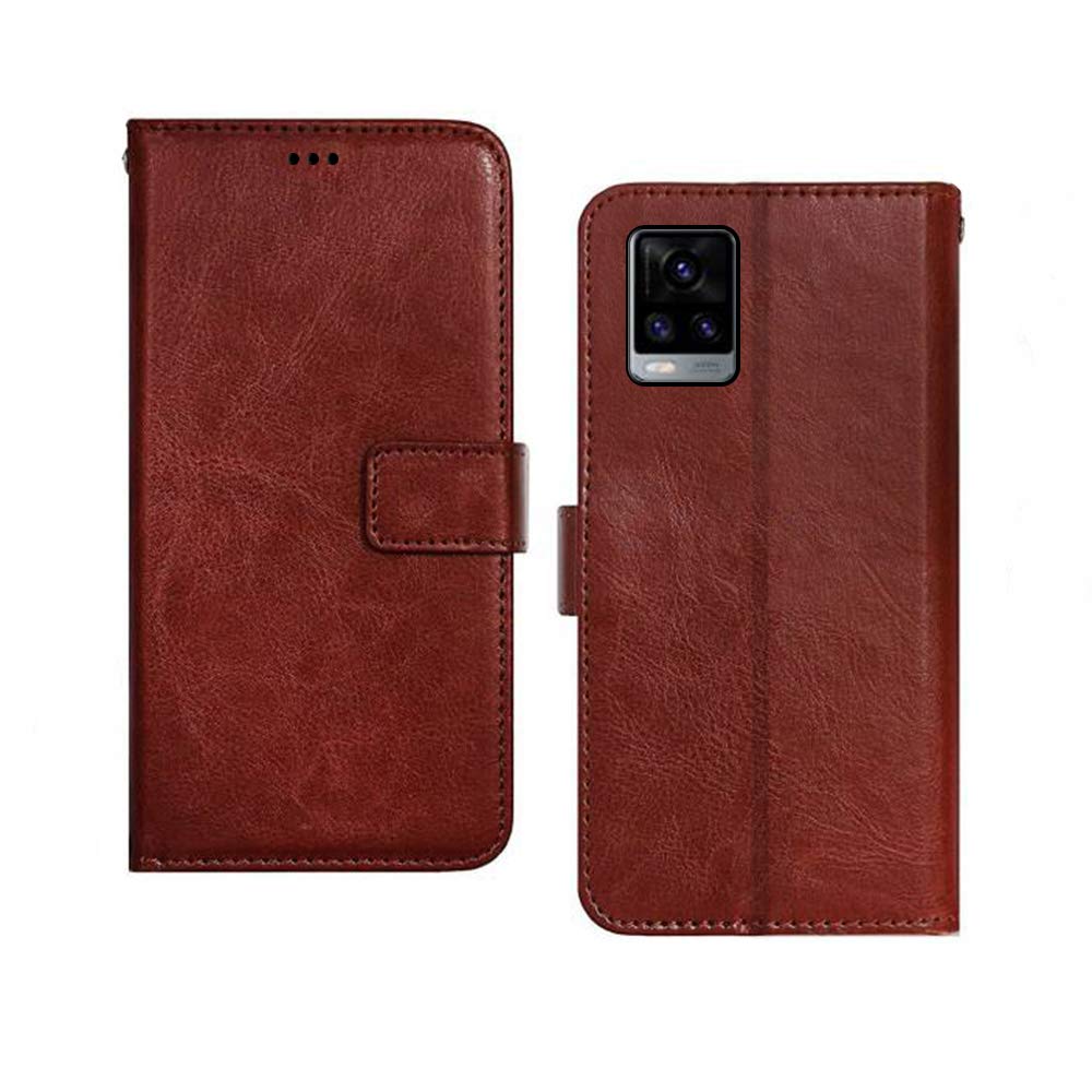 Vivo V20 Mobile Leather Flip Cover
