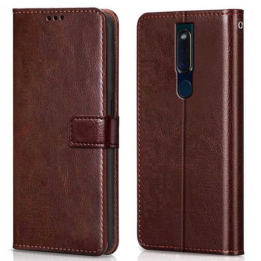 Oppo F11 Pro Cover Leather Flip
