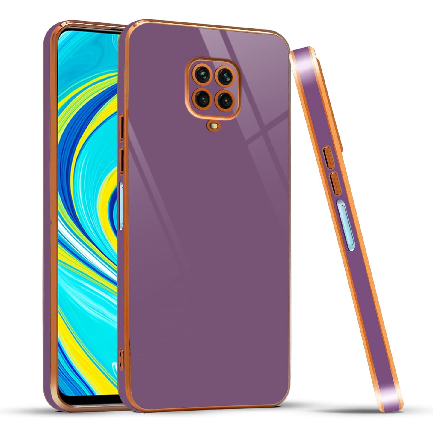 Mi Note 9 pro Chrome Mobile Back Cover soft