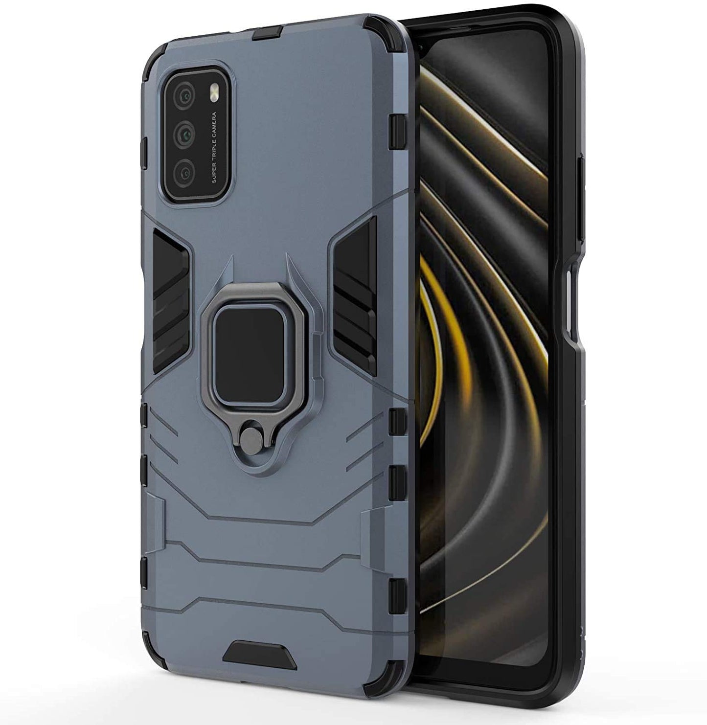 Mi Redmi Poco M3 Polycarbonate Ring Cover