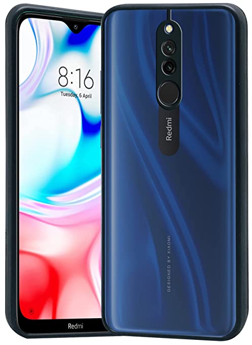 Mi 8 mobile Back Cover (Smoky)