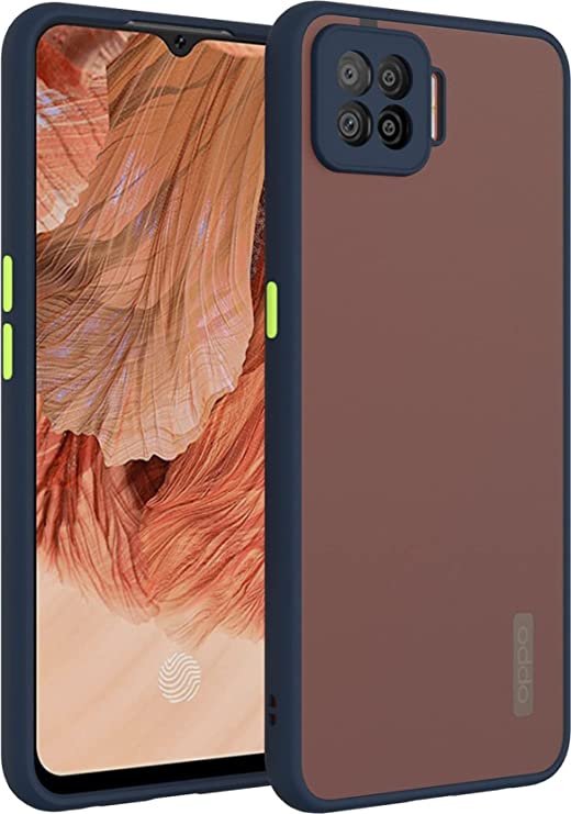 Oppo F17 mobile Back Cover (Smoky)