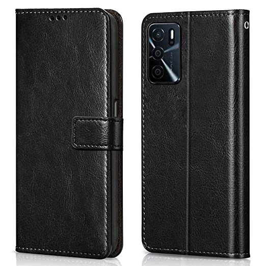 Oppo A16 cover Leather flip