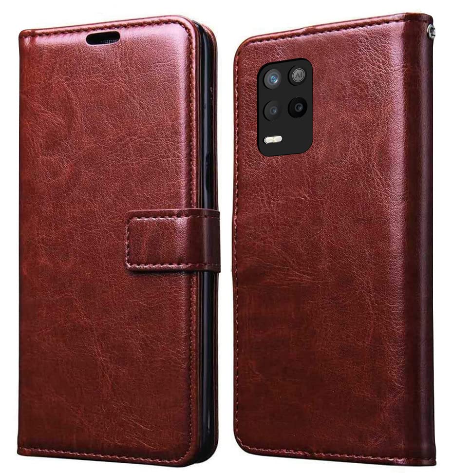 Realme 9 5G Leather Flip Cover