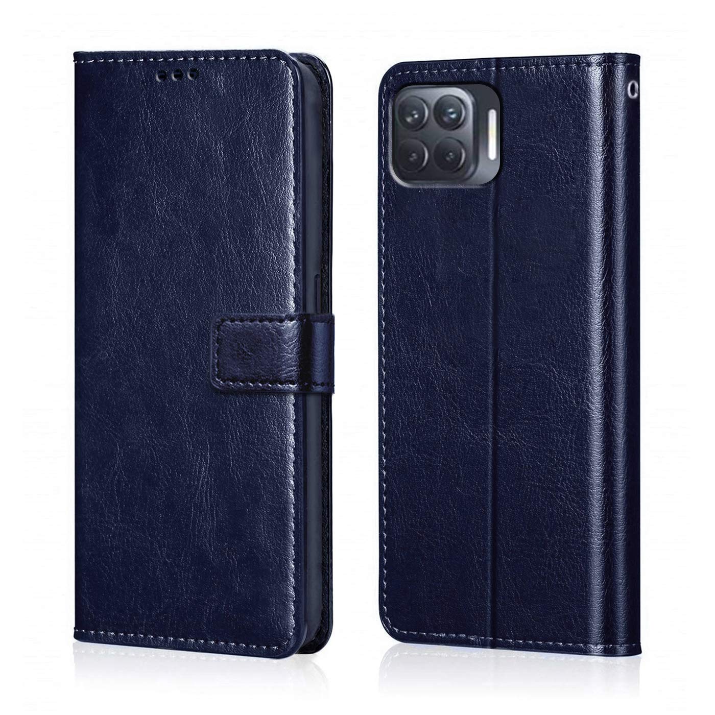 Oppo F17 Cover Leather Flip