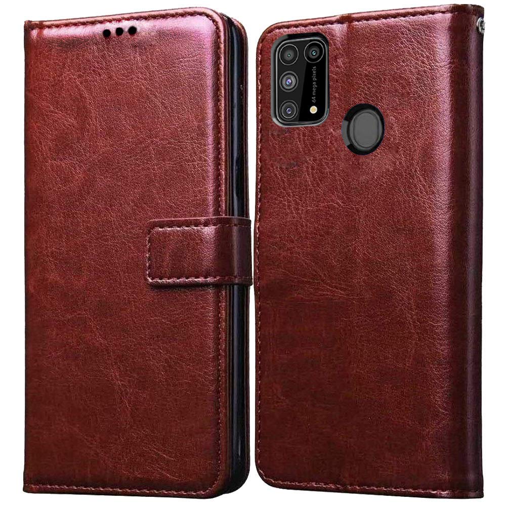 Samsung Galaxy F41 Flip Cover Leather
