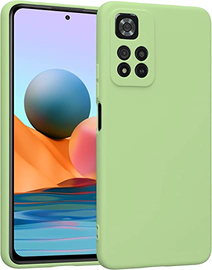 Mi Poco M4 pro 5G / Mi Note 11 T Back Cover (Silicone + Inner Side Cloth)