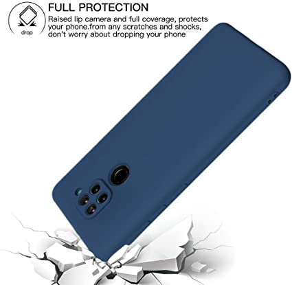 Mi Redmi Note 9 back cover (Silicone + Inner side cloth)