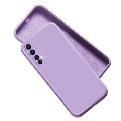 Realme 7 4G/ Narzo 20 pro Back Cover (Silicone + Inner Side Cloth)