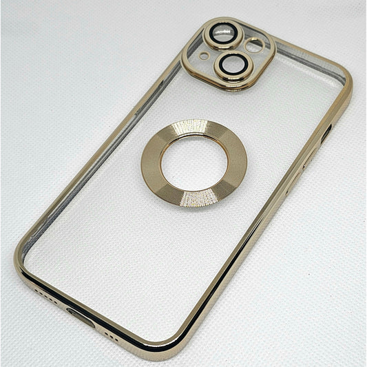 Apple Iphone 14 Mobile CD chrome Back Cover soft