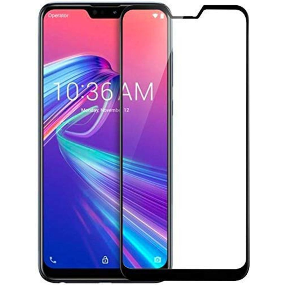 Asus Zenfone Max Pro M2 11D Tempered  Glass with 9H hardness Scratch Protection scratch proof