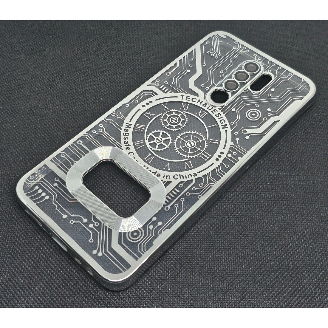 Mi 9 Prime Mobile Back Cover CD Watch Machine Design