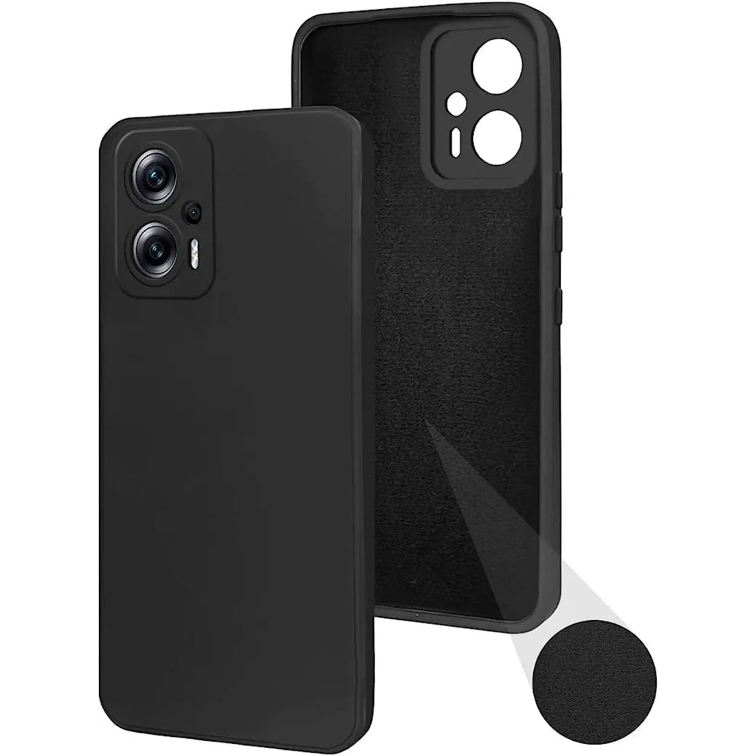 Mi 12C / Poco C55 Silicone Mobile Back Cover soft