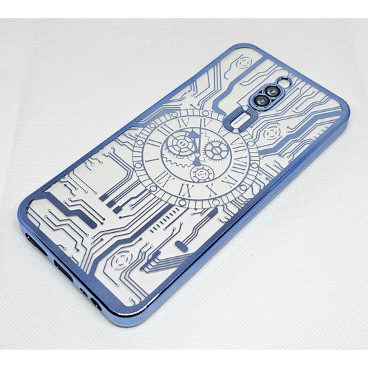 Mi 8A / 8A Dual Back Cover with CD Watch Machine Design soft