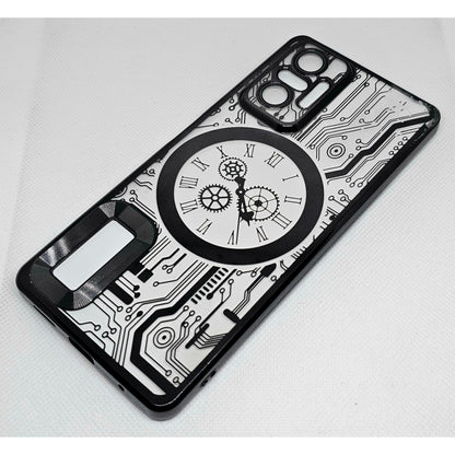 Mi Note 10 Pro Mobile CD Watch Machine Design  Mobile BackCover