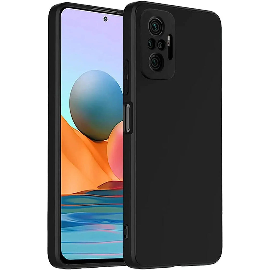 Mi Note 10 pro Silicone+Cloth Mobile Back cover soft