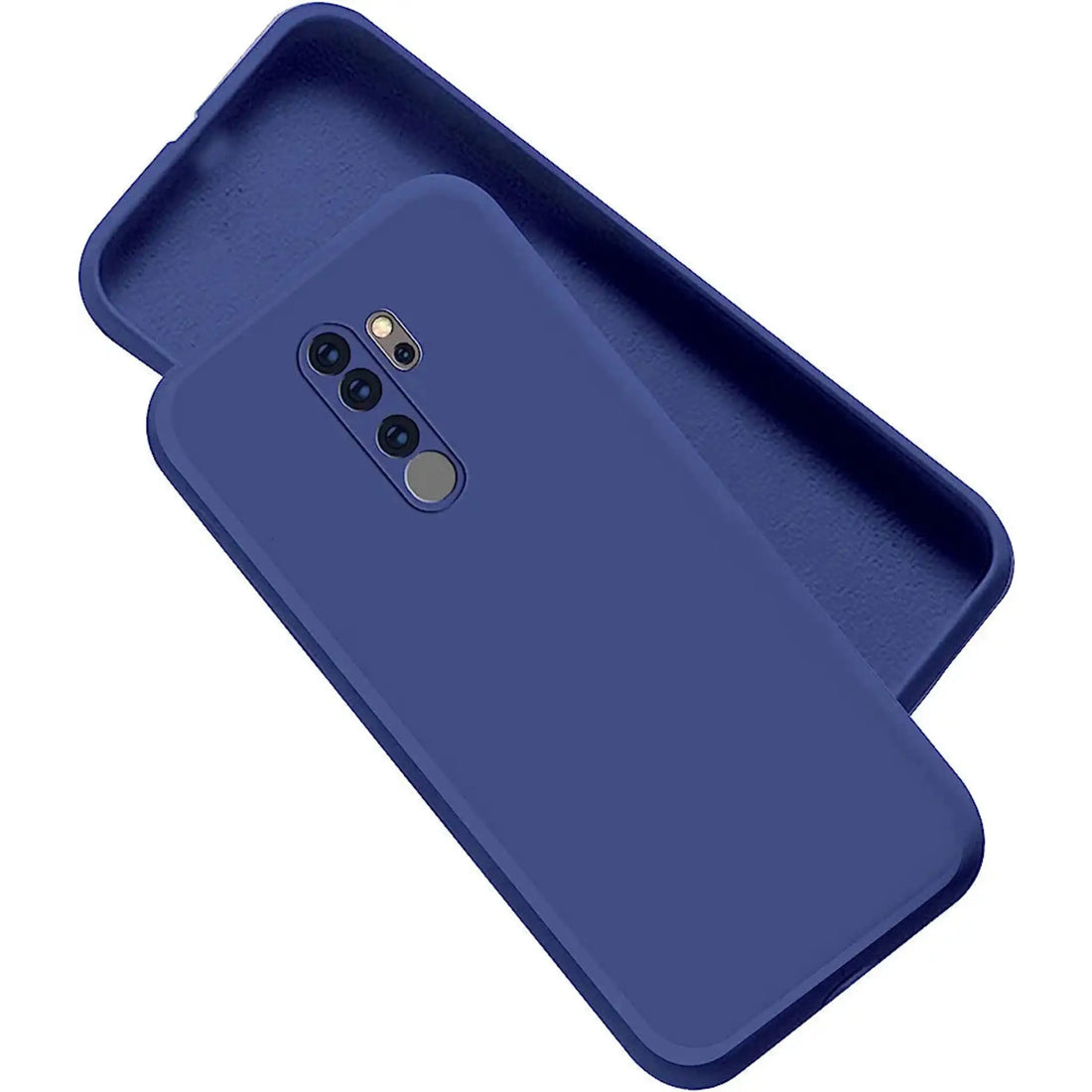 Mi Note 8 Pro Silicone + Cloth  Mobile Back cover soft