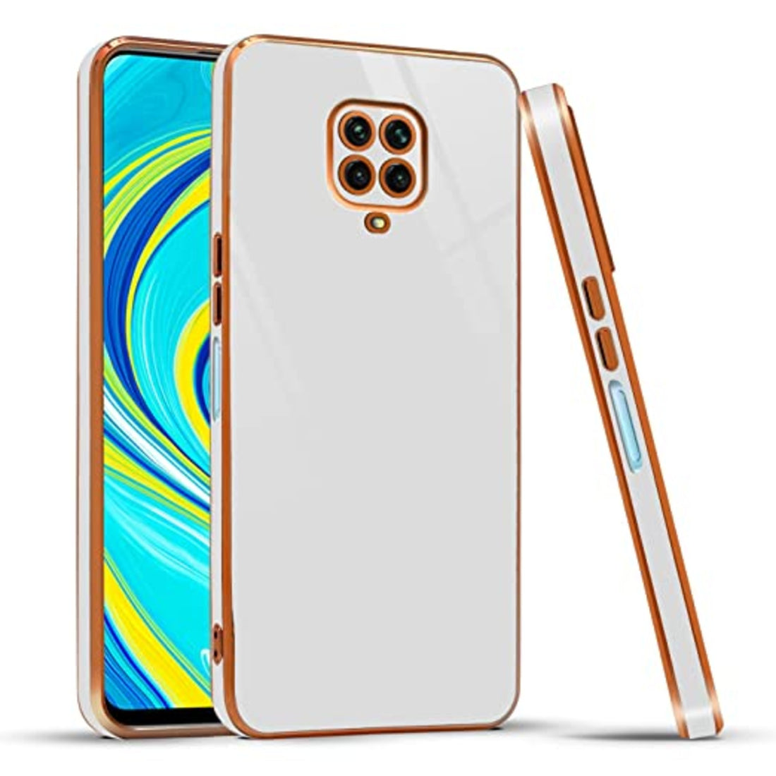 Mi Note 9 pro  Chrome Mobile Back Cover soft