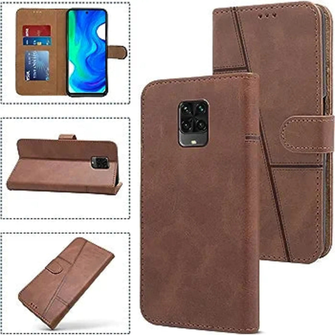 Mi Note 9 Pro Mobile Leather Flip Cover