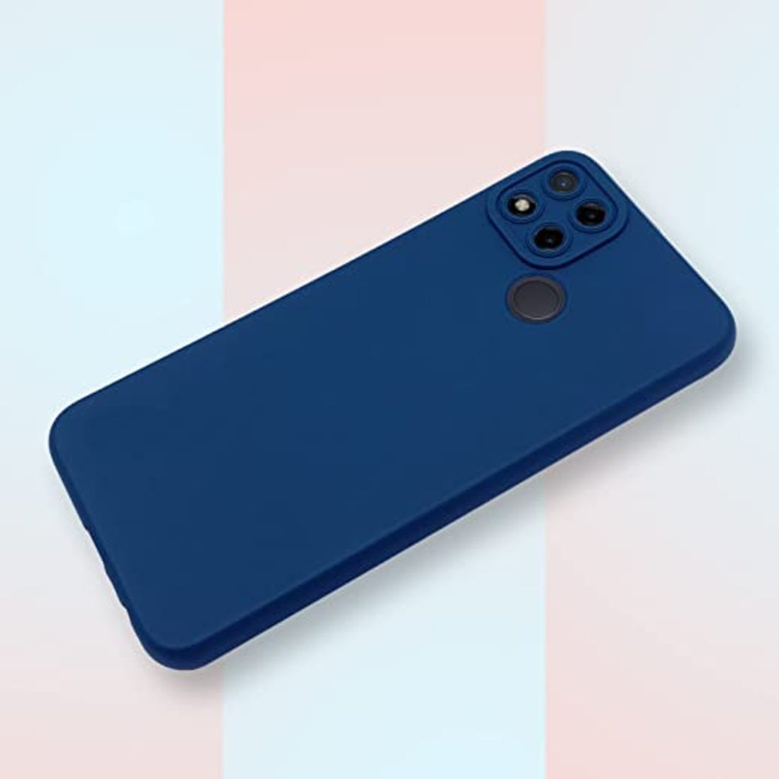 Mi Redmi 10A Back Cover (Silicone + Inner Side Cloth) soft