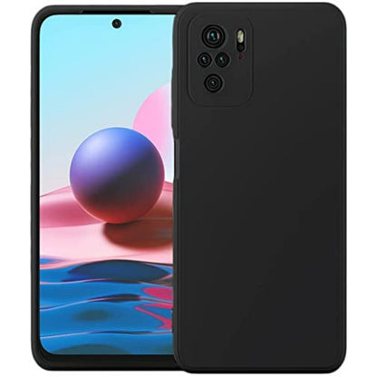 Mi Redmi Note 10 Back Cover (Silicone + Cloth) Soft