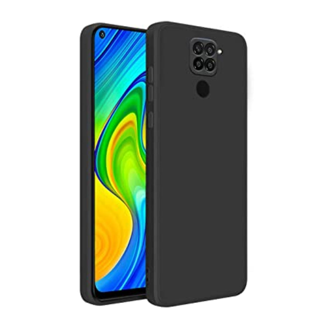 Mi Redmi Note 9  back cover (Silicone + Inner side cloth) Soft