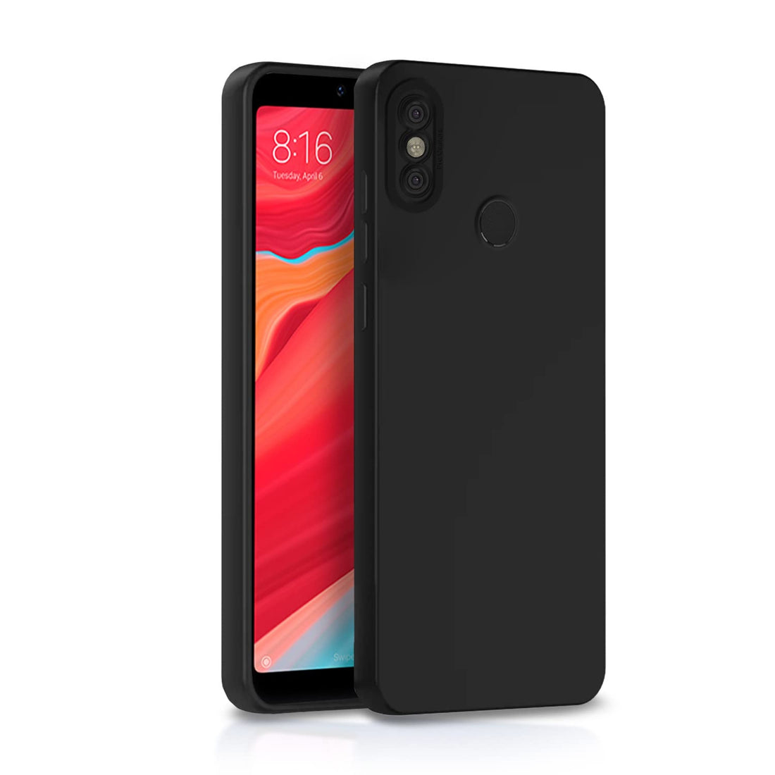 Mi Y2-S2 Back Cover (Silicone + Inner Side Cloth) soft