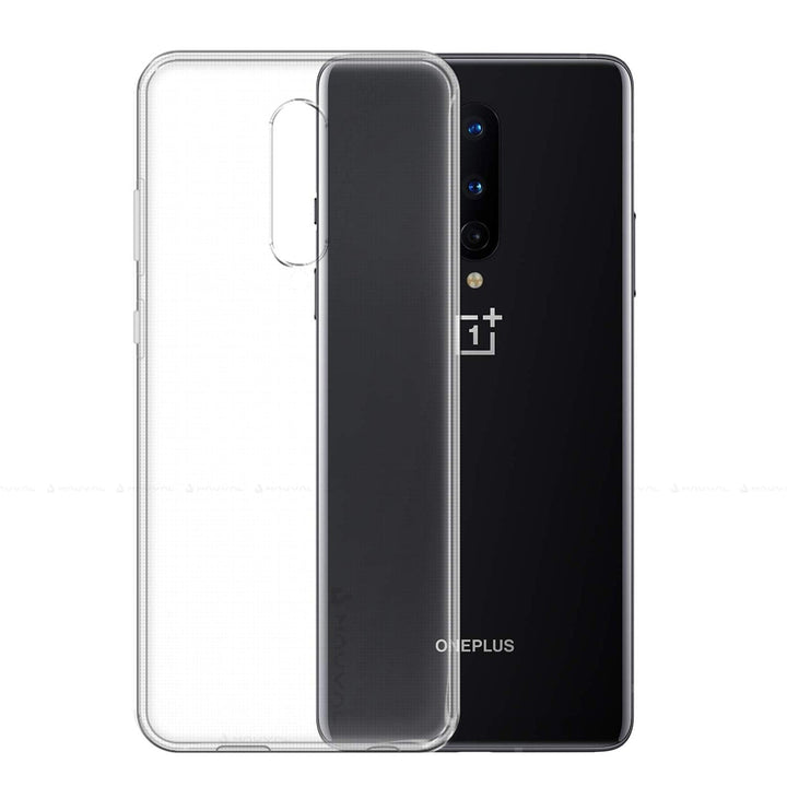 One Plus 8 Transparent Soft Silicone  Back Cover TPU