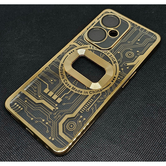 One Plus Nord CE 3 Lite  Back Cover with CD Watch Machine Design soft