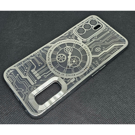 Oppo A16 Mobile CD Watch Machine Design Back Cover