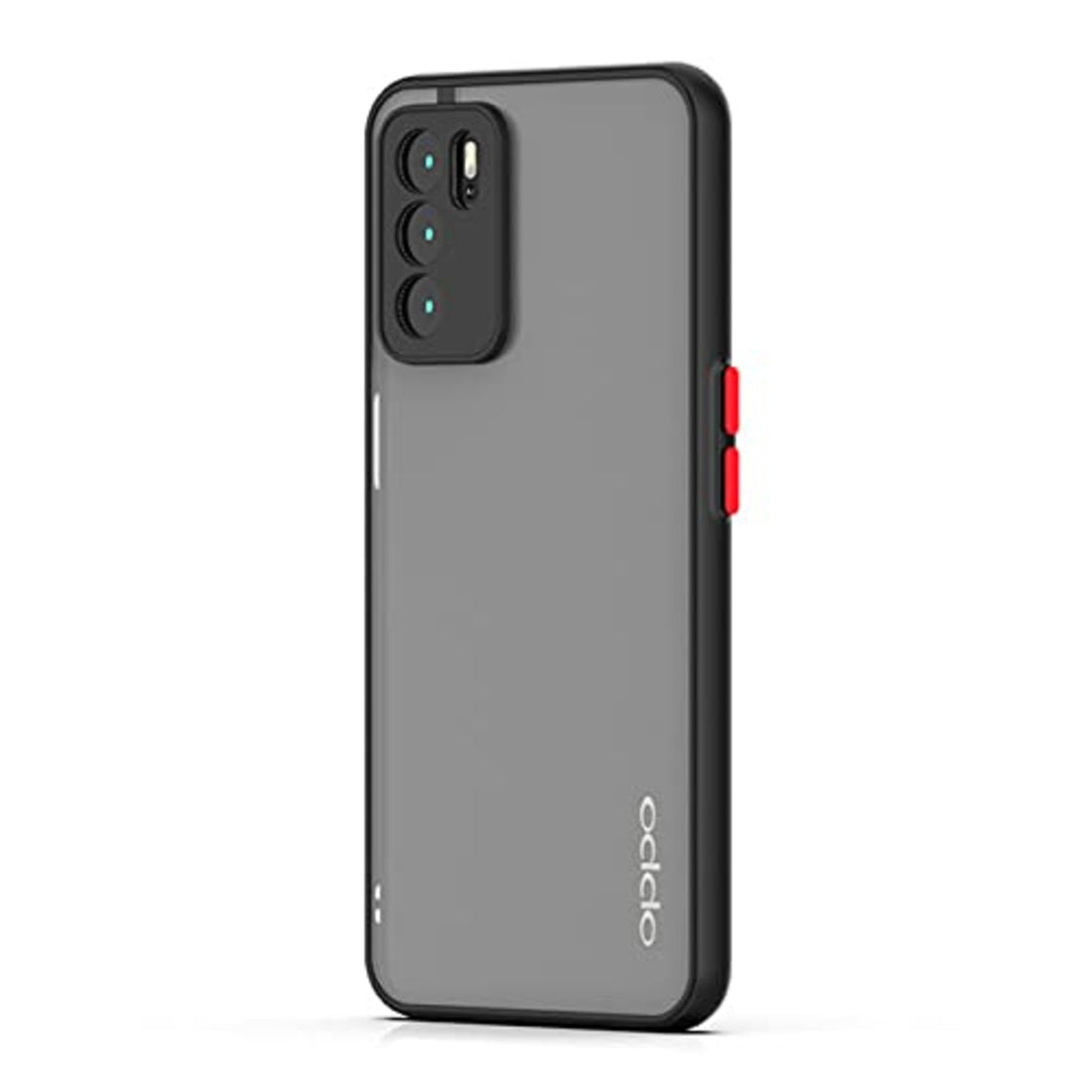 Oppo A16 mobile Back Cover (Smoky)