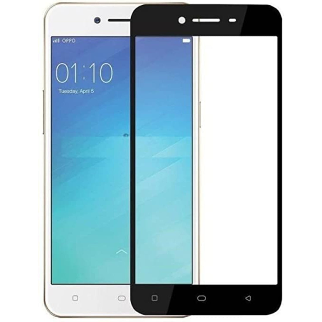 Oppo A37 11D/9h with HD Clear screen hardness Tempered Glass scratch proof