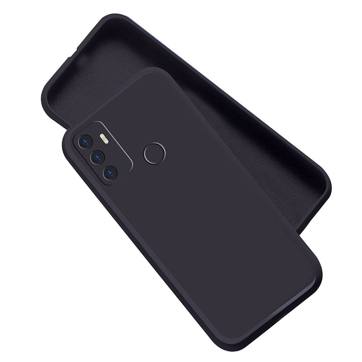 Oppo A53 (2020) Back Cover (Silicone + Inner Side Cloth) soft