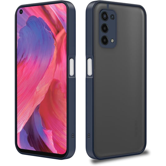 Oppo A74 mobile Back Cover (Smoky)