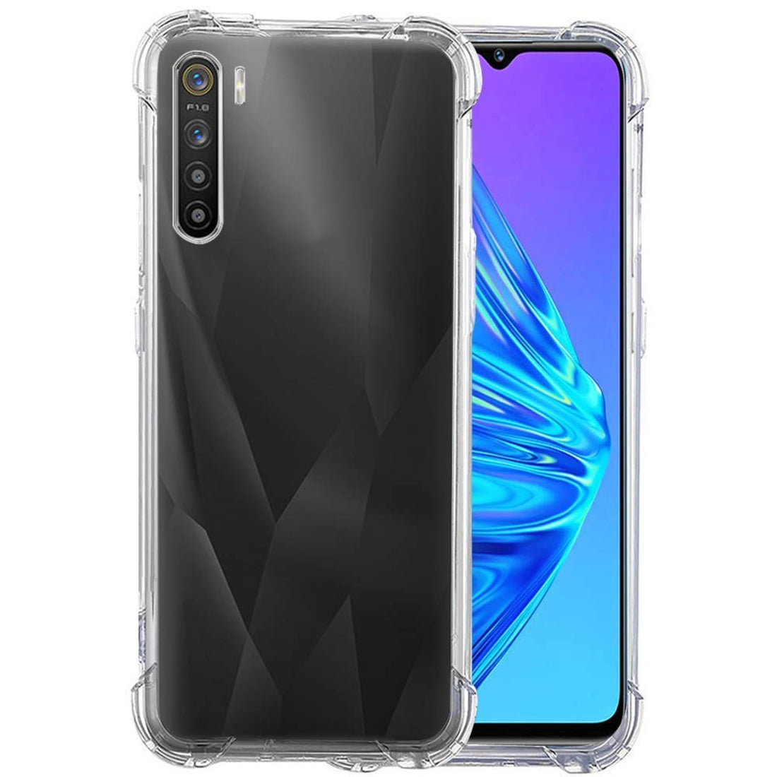 Oppo F15 mobile Back Cover Acrylic Anti-Yellowing